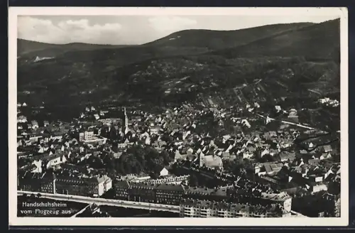 AK Handschuhsheim, Ansicht vom Flugzeug aus