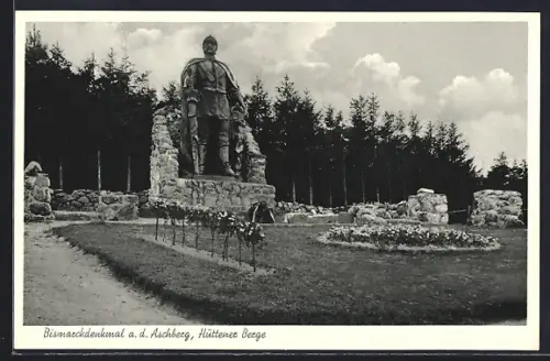 AK Aschberg /Hüttener Berge, Bismarckdenkmal