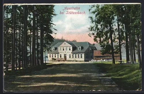 AK Stützerbach, Gasthof Auerhahn bei Stützerbach