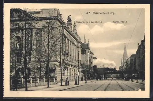 AK Berlin-Charlottenburg, Theater des Westens, Kantstrasse