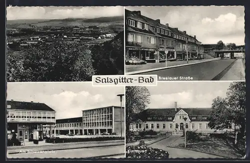 AK Salzgitter-Bad, Breslauer Strasse, Am Schützenplatz, Kurhaus