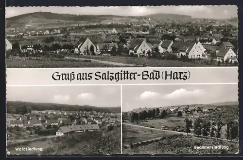 AK Salzgitter-Bad /Harz, Waldsiedlung, Beamtensiedlung, Ortsansicht