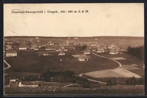 AK Zinnwald-Georgenfeld i. Erzgeb., Ortsansicht