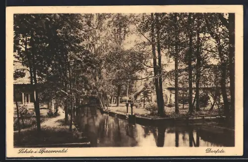 AK Lehde i. Spreewald, Dorfstrasse