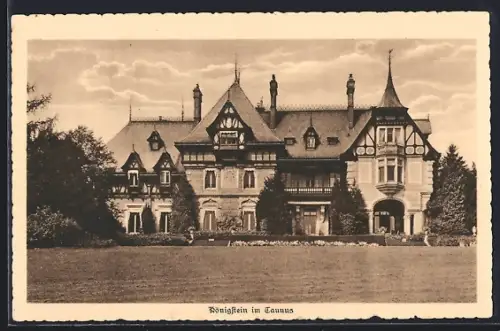 AK Königstein im Taunus, Schlossansicht