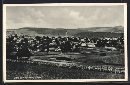 AK Pockau /Flöhatal, Ortsansicht, Panorama