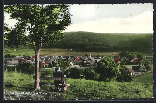 AK Wahmbeck /Weser, Panoramaansicht