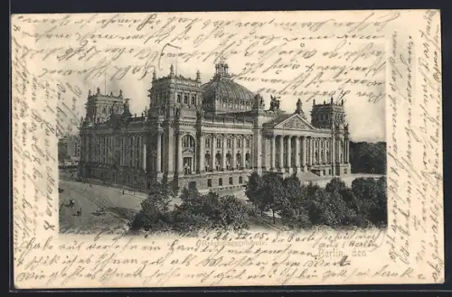 AK Berlin-Tiergarten, Reichstagsgebäude