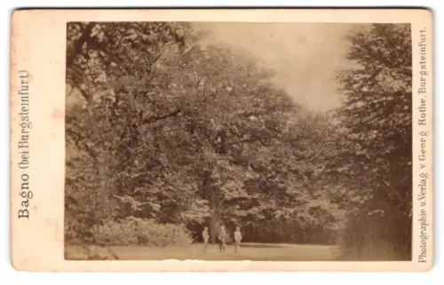 Fotografie Georg Rothe, Burgsteinfurt, Ansicht Burgsteinfurt, Gärtner bei der Rasepflege im Park Bagno