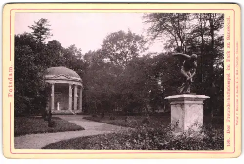 Fotografie Römmler & Jonas, Dresden, Ansicht Potsdam, der Freundschaftstempel im Park zu Sanssouci