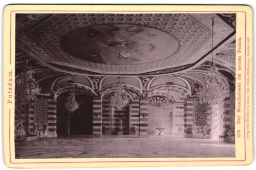 Fotografie Römmler & Jonas, Dresden, Ansicht Potsdam, der Muschelsaal im neuen Palais