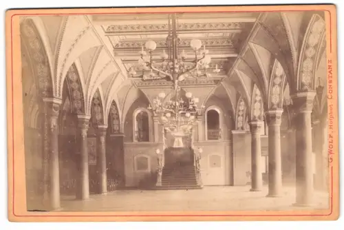 Fotografie G. Wolf, Constanz, Ansicht Konstanz, Innenansicht des Kloster St. Nikolaus