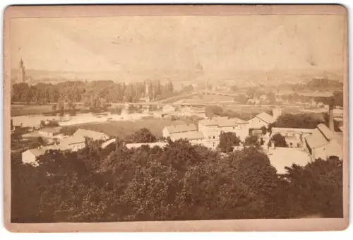 Fotografie unbekannter Fotograf, Ansicht Potsdam, Blick nach der Stadt und zur St. Nikolaikirche