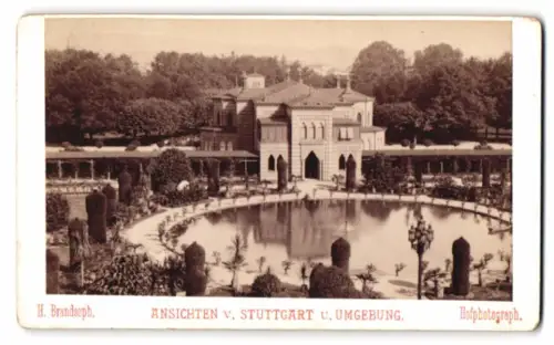 Fotografie H. Brandseph, Stuttgart, Ansicht Stuttgart, das kgl. Schloss Wilhelma