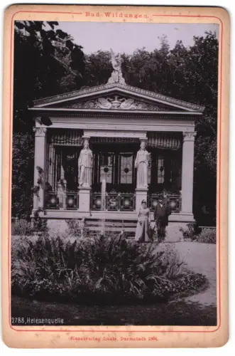 Fotografie Lautz, Darmstadt, Ansicht Bad Wildungen, die Helenequelle