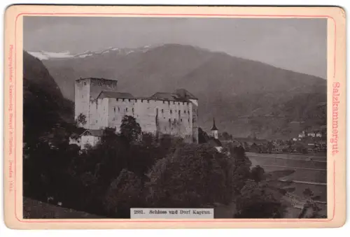 Fotografie Stengel & Markert, Dresden, Ansicht Kaprun, Blick zum Schloss Kaprun
