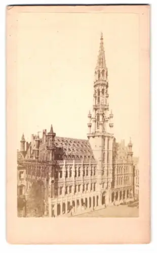 Fotografie unbekannter Fotograf, Ansicht Brüssel, das Rathaus