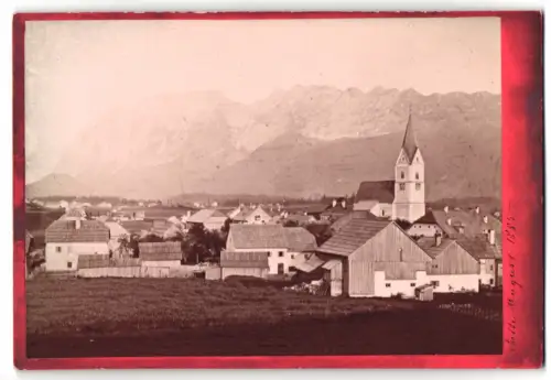 Fotografie Konrad Oberascher, Aussee, Ansicht Bad Mitterndorf, Blick auf den Ort, 1885