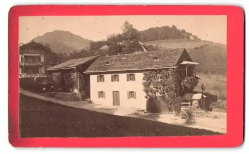 Fotografie unbekannter Fotograf, Ansicht Berchtesgaden, Wohnahus im Ort
