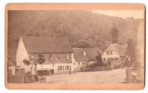 Fotografie unbekannter Fotograf, Ansicht Wirsberg, Blick zum Gasthaus Johann Werner