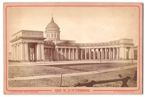 Fotografie A. Felisch, St. Petersburg, Ansicht St. Petersburg, die Kasansche Kathedrale