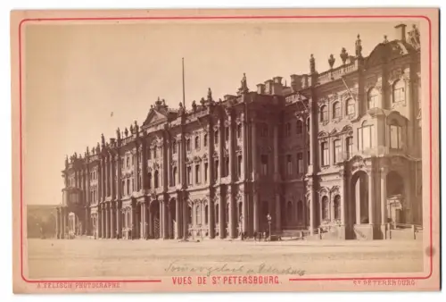 Fotografie A. Felisch, St. Petersburg, Ansicht St. Petersburg, Blick auf das Winterpalais