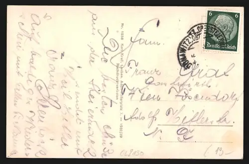 AK Donawitz, Ortsansicht mit Fabriken