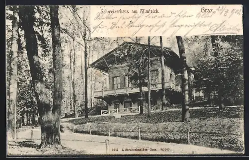AK Graz, Schweizerhaus am Hilmteich