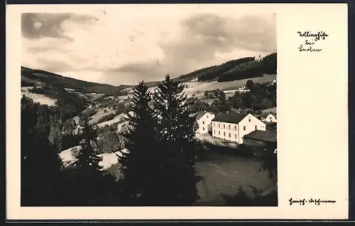 AK Tollinghöhe bei Leoben, Ortsansicht vom Berghang aus