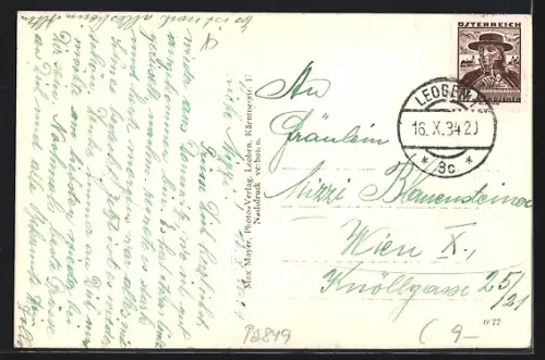 AK Donawitz, Ortsansicht mit Reichenstein