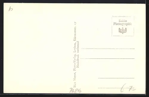 AK Donawitz bei Leoben, Ortsansicht vom Berghang aus