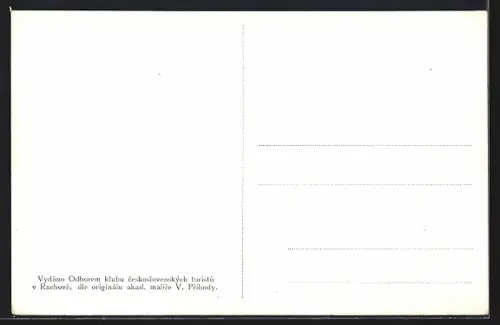 Künstler-AK Rachov, Rachovské Gazdovstvo