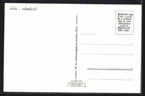 AK Rahó, Hidrészlet