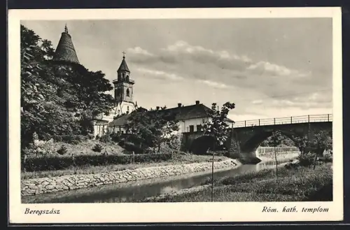 AK Beregszász, Róm. kath. templom