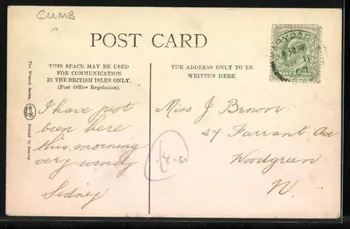 AK Allonby, View of the village looking North