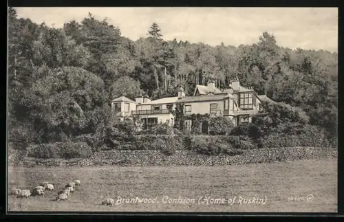 AK Coniston, Brantwood, Home of Ruskin