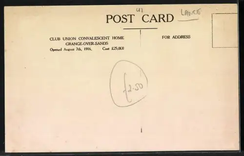 AK Grange-over-Sands, Club Union Convalescent Home, Day Room