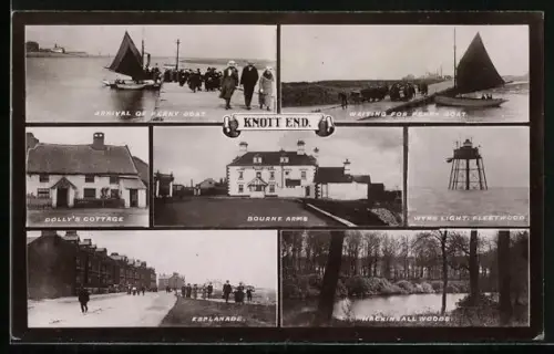 AK Knott End, Dolly`s Cottage, Esplanade, Wyre Light, Bourne Arms