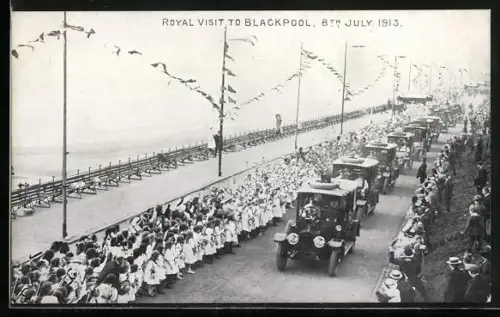AK Blackpool, Royal Visit 1913