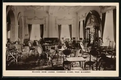 AK Norbeck Hydro near Blackpool, Billiard Room Lounge