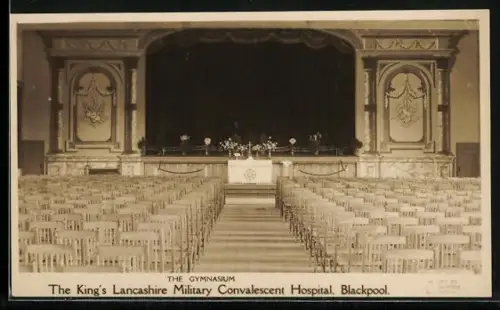 AK Blackpool, The King`s Lancashire Military Convalescent Hospital, The Gymnasium