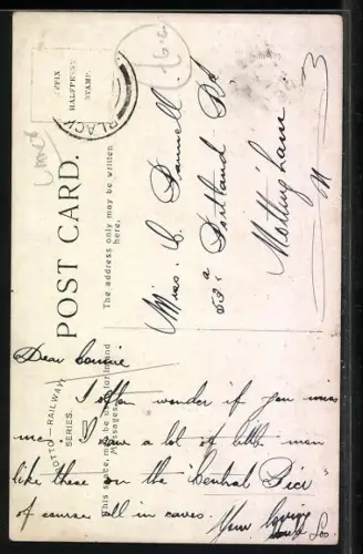 Künstler-AK Blackpool, Electric Grotto Railway, Central-Pier