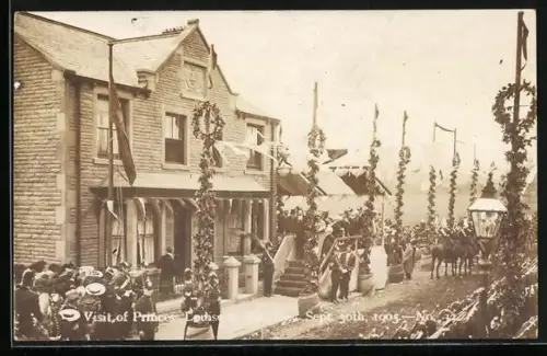 AK Burnley, Visit of Princess Louise to Burnley 1905