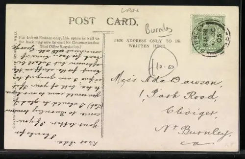 AK Burnley, Visit of Princess Louise to Burnley September 1905