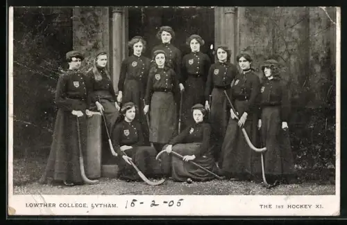 AK Lytham, Lowther College, The 1st Hockey XI.