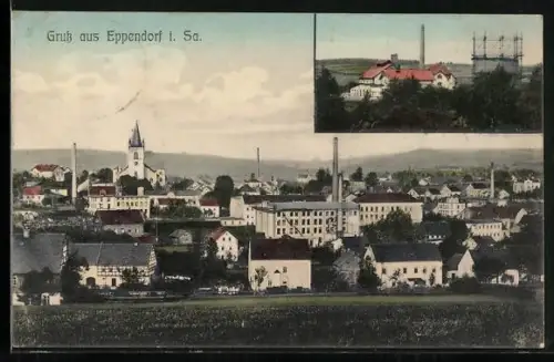 AK Eppendorf i. Sa., Ortspanorama