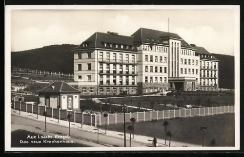 AK Aue / Erzgebirge, Das neue Krankenhaus