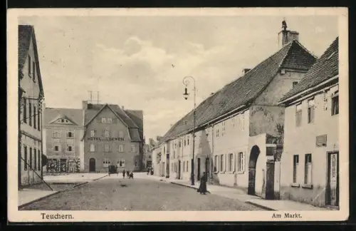AK Teuchern, Hotel zum Löwen am Markt