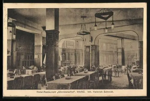 AK Mainz, Hotel-Restaurant Altmünsterhof, Inh. Heinrich Schmidt