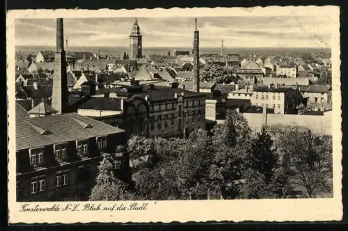 AK Finsterwalde /N.-L., Blick auf die Stadt